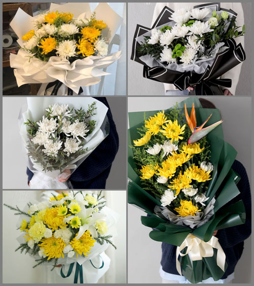上海嘉定区江桥镇华庄村白事花束代送